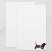 Basset Hound BFF Briefpapier (Voorkant / Achterkant)