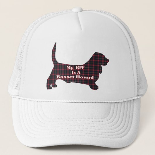 Basset Hound BFF-Pet Trucker Pet (Voorkant)