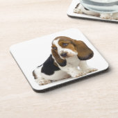 Basset Hound Bier Onderzetter (Linkerzijde)