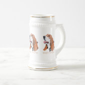 Basset Hound Bierpul (Voorkant rechts)
