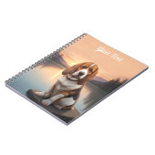 Basset Hound bij het meer Notitieboek (Linkerzijde)