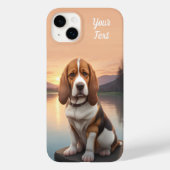 Basset Hound bij Lake Case-Mate iPhone Case (Achterkant)