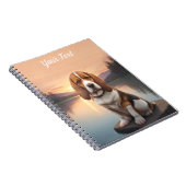 Basset Hound bij Lake Notitieboek (Rechterzijde)