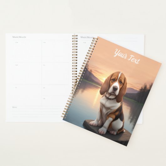 Basset Hound bij Lake Planner (Display)