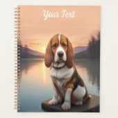 Basset Hound bij Lake Planner (Voorkant)