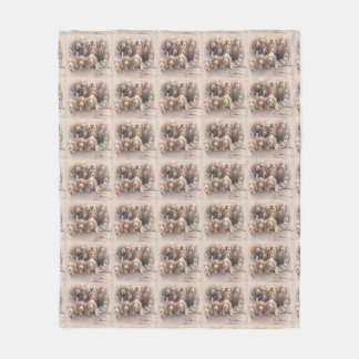 Basset hound Blanket Fleece Deken