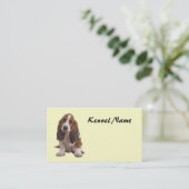 Basset Hound Breeder Visitekaartje (Staand voorkant)