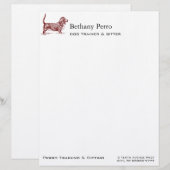 Basset Hound Briefhoofd (Voorkant / Achterkant)