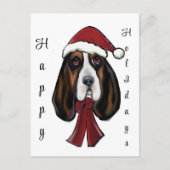 Basset Hound Briefkaart (Voorkant)