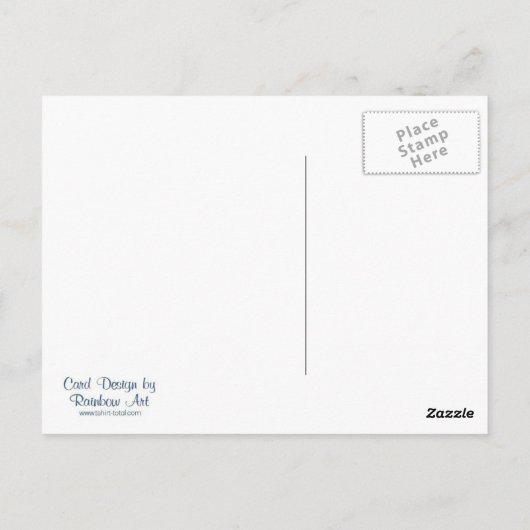 Basset Hound Briefkaart (Achterkant)