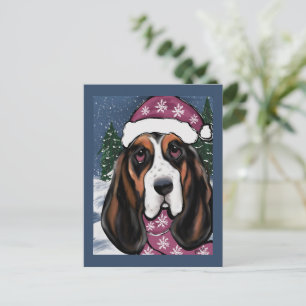 BASSET HOUND BRIEFKAART