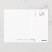 basset hound briefkaart (Achterkant)