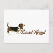 basset hound briefkaart (Voorkant)