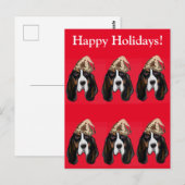 BASSET HOUND BRIEFKAART (Voorkant / Achterkant)