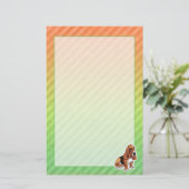 Basset Hound Briefpapier (Staand voorkant)