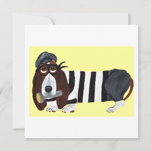 Basset Hound Burglar (Voorkant)