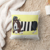 Basset Hound Burglar Kussen (Deken)