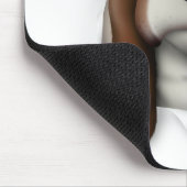 Basset Hound Busting Out Muismat (Hoek)