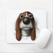 Basset Hound Busting Out Muismat (Met muis)