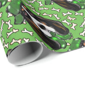 Basset Hound Cadeaupapier (Rol Hoek)