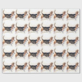 Basset Hound Cadeaupapier (Vlak)
