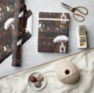 BASSET HOUND CADEAUPAPIER