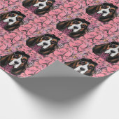 Basset Hound Cadeaupapier (Hoek)
