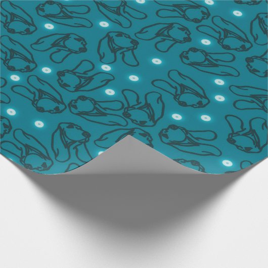 Basset Hound Cadeaupapier (Hoek)