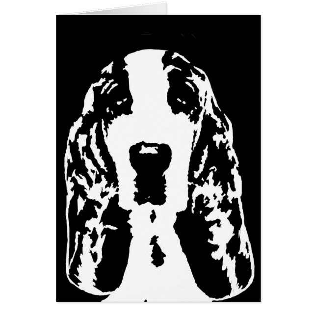Basset Hound-cadeautjes - Kaart (Voorkant)