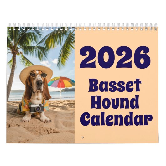Basset Hound Calendar Kalender (Hoes)