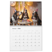 Basset Hound Calendar Kalender (Jan 2026)