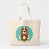 Basset Hound Canvas tas (Voorkant)