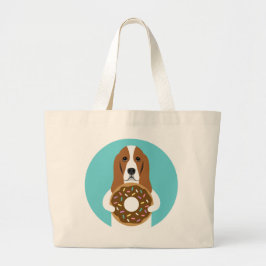 Basset Hound Canvas tas