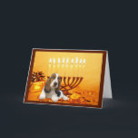 Basset Hound Chanukah Kaart Menorah<br><div class="desc">Het herdenken van familie en vrienden tijdens het Chanoekaseizoen is een prachtige manier om contact te houden met de mensen waar je van houdt en waar je om geeft. Ik heb met liefde en zorg een Chanoekaartje voor honden gemaakt en ik ben er zeker van dat iedereen die van honden...</div>
