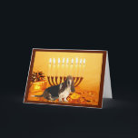 Basset Hound Chanukah Kaart Menorah<br><div class="desc">Het herdenken van familie en vrienden tijdens het Chanoekaseizoen is een prachtige manier om contact te houden met de mensen waar je van houdt en waar je om geeft. Ik heb met liefde en zorg een Chanoekaartje voor honden gemaakt en ik ben er zeker van dat iedereen die van honden...</div>