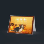 Basset Hound Chanukah Kaart Menorah<br><div class="desc">Het herdenken van familie en vrienden tijdens het Chanoekaseizoen is een prachtige manier om contact te houden met de mensen waar je van houdt en waar je om geeft. Ik heb met liefde en zorg een Chanoekaartje voor honden gemaakt en ik ben er zeker van dat iedereen die van honden...</div>