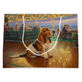 Basset Hound Christmas Cruise: Pawsome Holiday Groot Cadeauzakje (Voorkant)