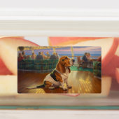 Basset Hound Christmas Cruise: Pawsome Holiday Labels (Aangebracht)