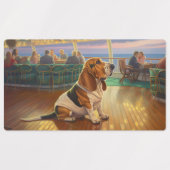 Basset Hound Christmas Cruise: Pawsome Holiday Labels (Design 1)
