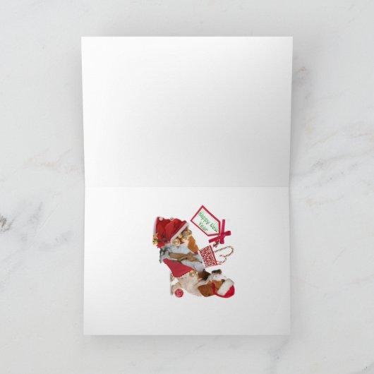 Basset Hound Christmas Wish Kaarten (Binnen)