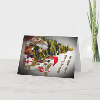 Basset Hound Christmas Wish Kaarten