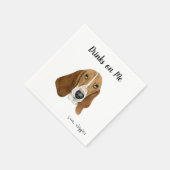 Basset Hound Cocktail Napkins Servet (Hoek)