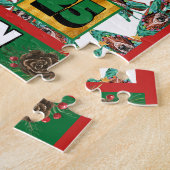 Basset Hound Counterdown Kerstmis Advent Calendar Legpuzzel (Zijkant)