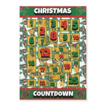 Basset Hound Counterdown Kerstmis Advent Calendar