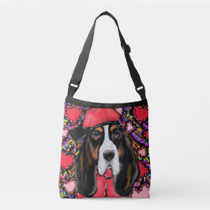 Basset Hound  Crossbody Tas
