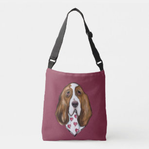 Basset Hound Crossbody Tas