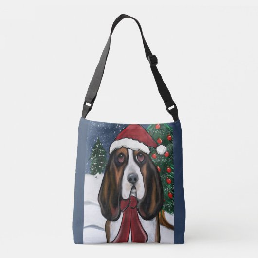 Basset Hound Crossbody Tas (Achterkant)
