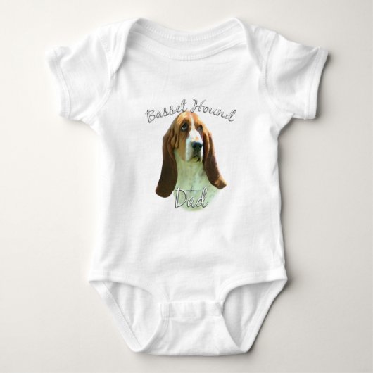 Basset Hound Dad 2 Romper (Voorkant)
