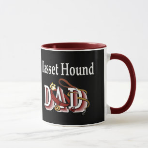 Basset Hound Dad Gifts Mok
