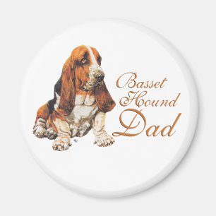 Basset Hound Dad Magneet